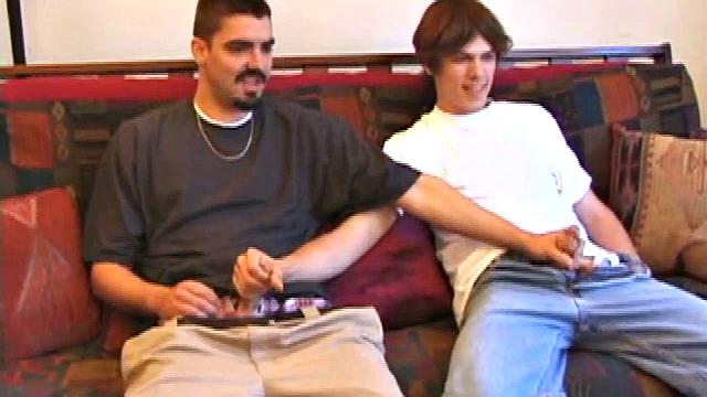 Sean DeRocc starts off with Matthew's dick in his mouth, but prefers taking it up his ass. He gets on his back and Matthew slides in. Sean wants it from behind, so he gets on all fours and Matthew fucks him hard.