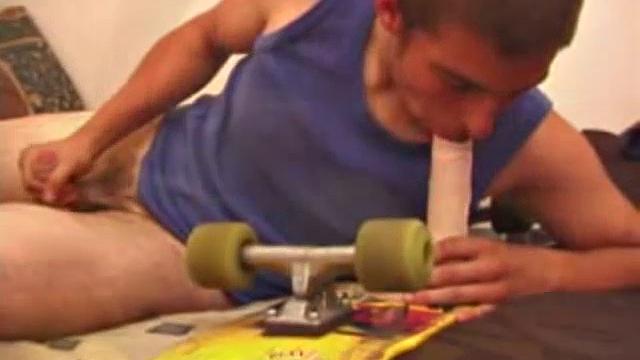 Mica Strokes With a Dildo