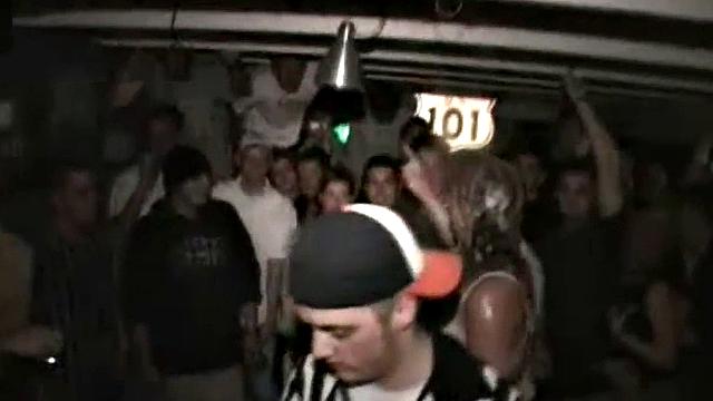 Jello party coed wrestle in voyeur party scene