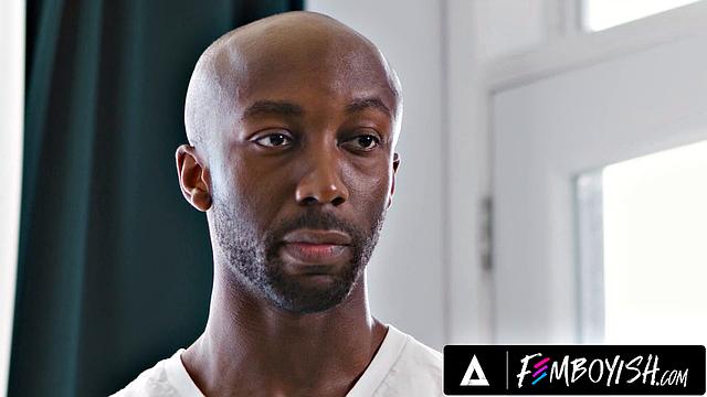 FEMBOYISH - Cute Femboy Troy River Gets Spitroasted By Harrison Feels & Shawn Rhimes