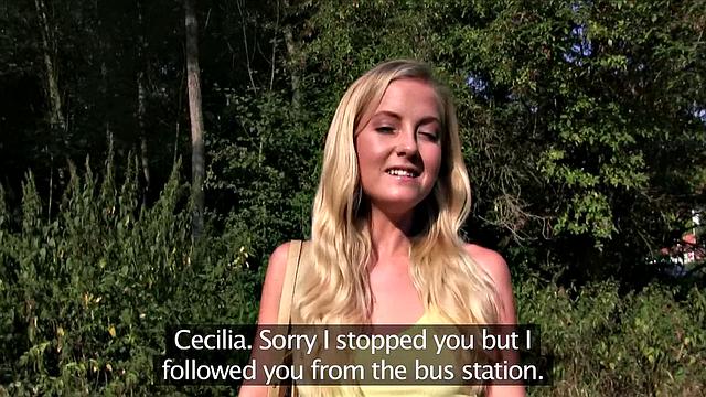 Petite blonde with tight pussy loves a big cock