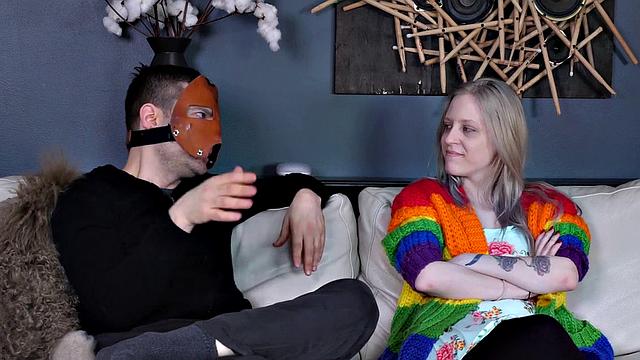 Degraded teen takes dildo up ass