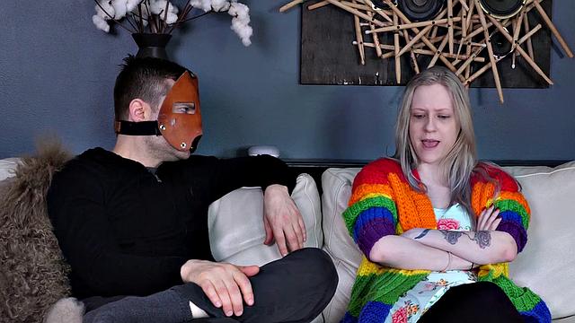 Degraded teen takes dildo up ass