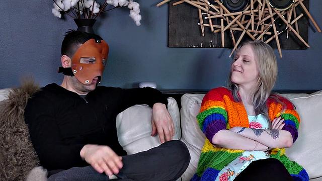 Degraded teen takes dildo up ass