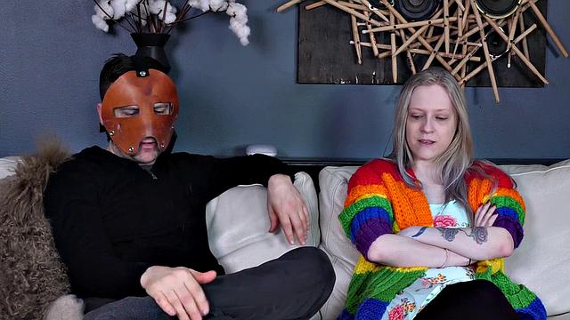 Degraded teen takes dildo up ass