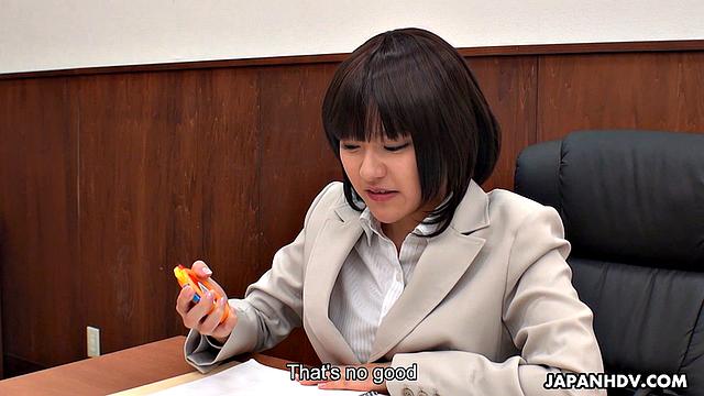 Shiori Uehara and Sena Sakura are fucked in a courtroom foursome