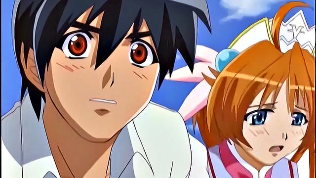 Horny Japanese anime teens showing off sexy bodies