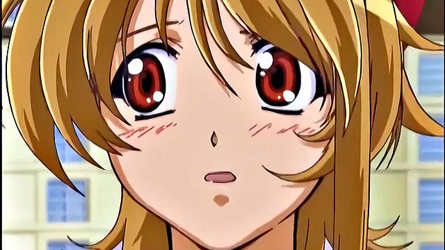 Horny Japanese anime teens showing off sexy bodies