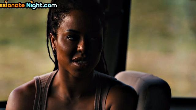 Big-titted soldiers deepthroat and get pussy-rammed in 3way