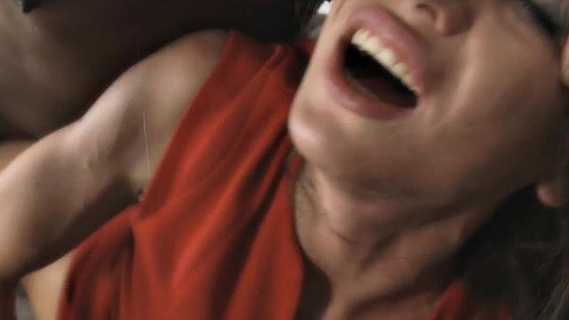 Skinny MILF rides BBC stranger