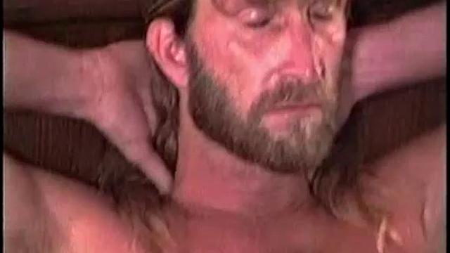 David strips down and shows off his thick cock for the camera