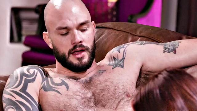 Redhead slut fucked by big dick in wet pussy