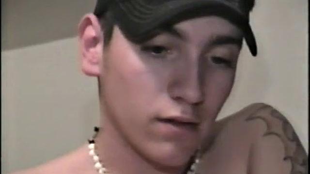 Hawkeye is enjoying some time relaxing in a hot tub, with a girlie magazine and his hard cock that he rubs all over the naked on the pages.