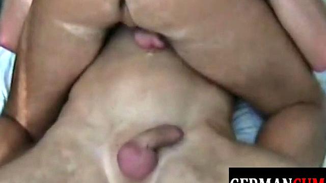 Dickblowing German jock breeded in doggy and missionary