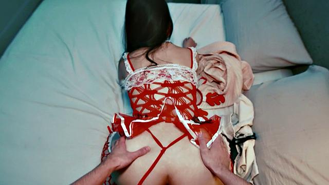 Busty Brunette Chen Xi Betrays Her Boyfriend