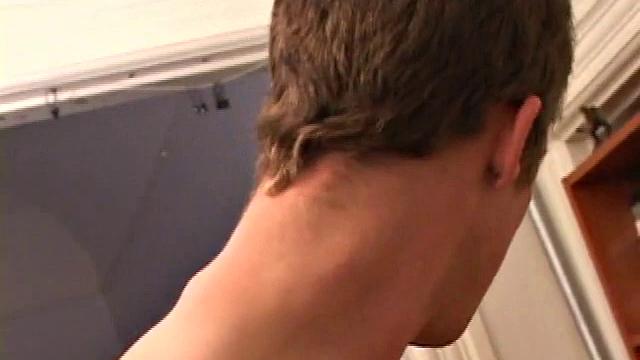 Brent Stenson strokes his cock on camera