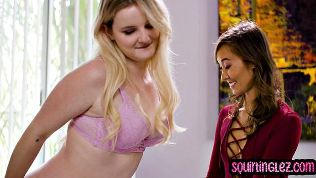 Horny lez baes eating pussy and fingering