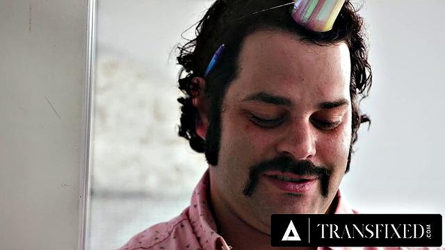 TRANSFIXED - Hot Stacked Avery Lust Gets Destroyed In Closet During Game Of 7 Minutes In Heaven