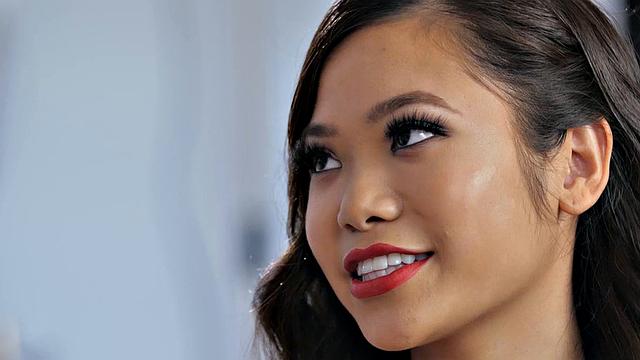 Asian Babe Vina Sky gets interviewed in an Exclusive Scene