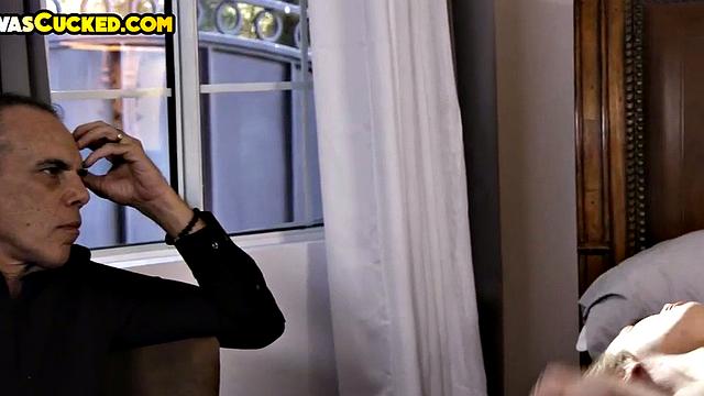 Cheating hairy bride smashed in front of husband