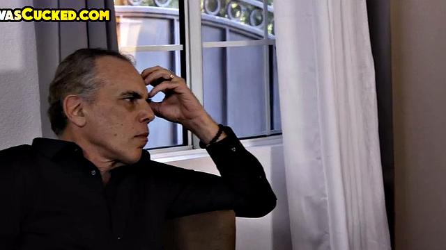 Cheating hairy bride smashed in front of husband