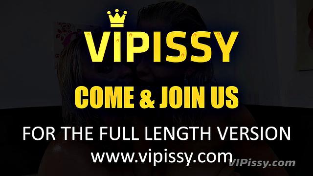 VIPissy - Dildo loving blondes get drenched