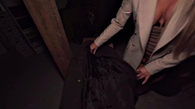 Struggling MILF teacher pulled and fucked in POV