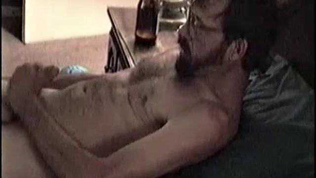 henry handles a hard day at work with a little hands-on stress relief from the guys