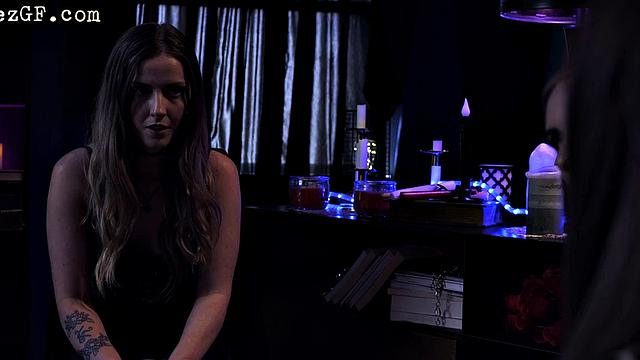 Pussylicked lez muffdiving her GF in passionate action