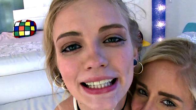 Три развратницы делят один член и не знают пощады