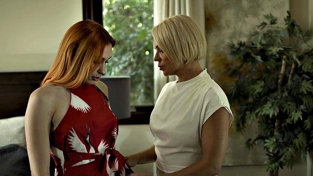 Big StepMom Pussylicking Her Daughter