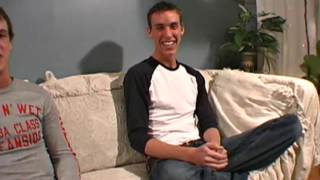 While 19 year old Austin and 18 year old Tristan are sitting around talking about all the action they've been getting, their friend Daved stops by.