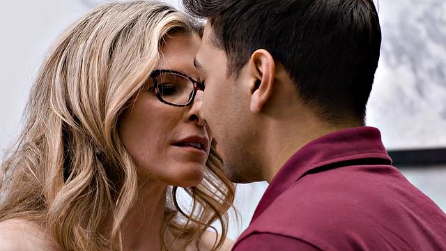 ADULT TIME - 'Let Me Fill His Shoes'... Max Steps Up To Fuck Lonely Stepmom Cory Chase!