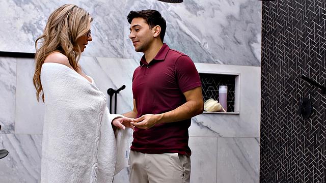 ADULT TIME - 'Let Me Fill His Shoes'... Max Steps Up To Fuck Lonely Stepmom Cory Chase!