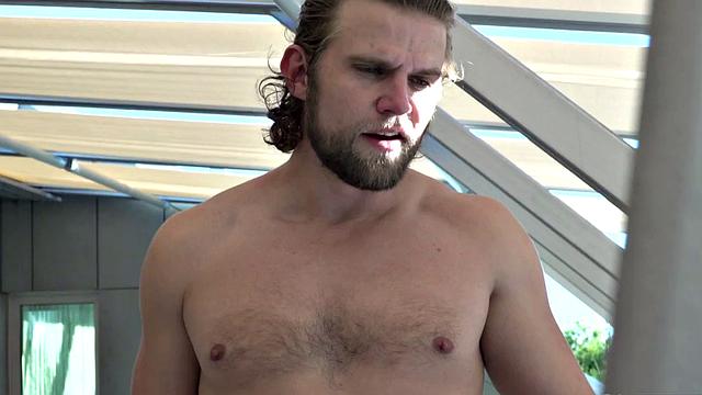 Babe with medium tits DP banged outdoor by big cocks