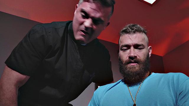 Sinful anal nun assfucked by priest in secret office