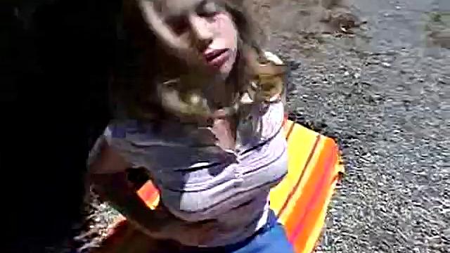 Sexy Teen April Does A Little Gardening