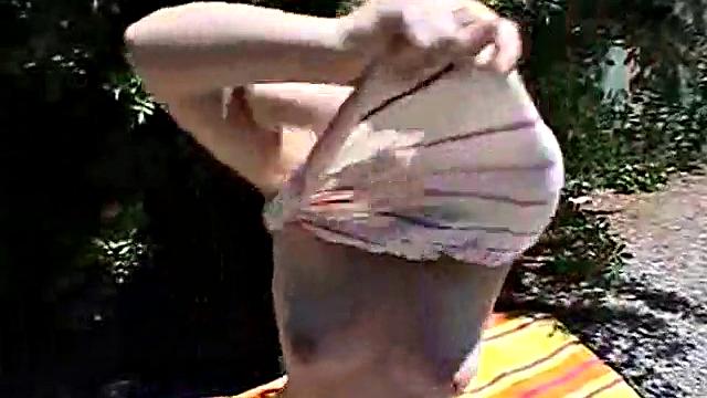 Sexy Teen April Does A Little Gardening