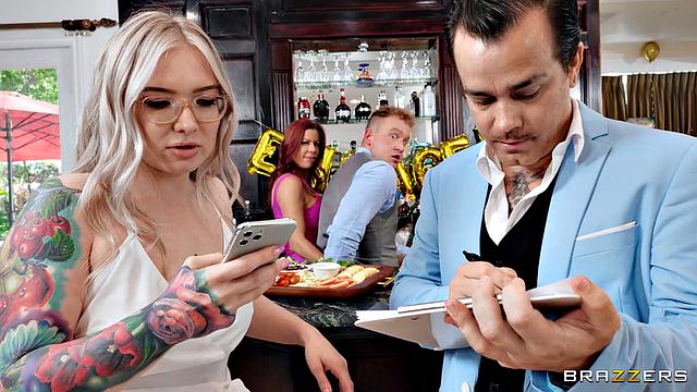 MILF & Bridesmaid Tap Engaged Dick