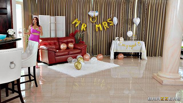 MILF & Bridesmaid Tap Engaged Dick