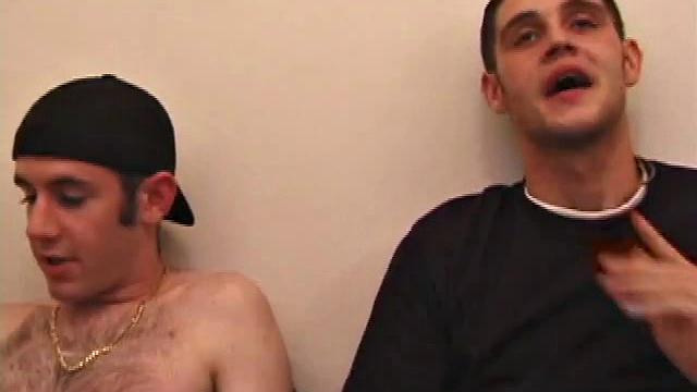 If you like skater boys, then Bama and Tag are for you. They start stroking each other while watching a porn video, and then take turns sucking each other's cock in a shy way.