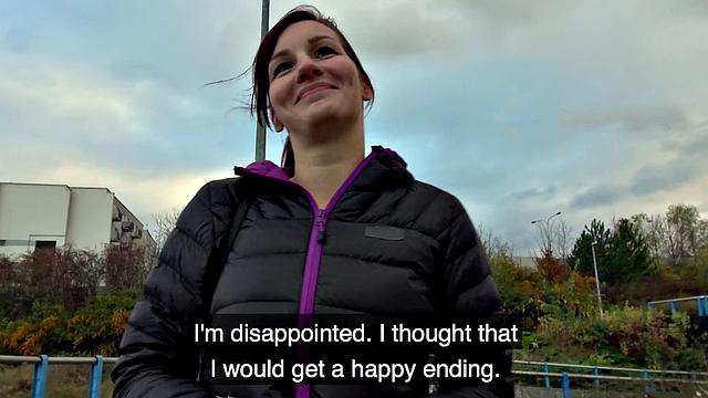 Watch this sexy brown-haired babe get pounded from behind while getting a massage