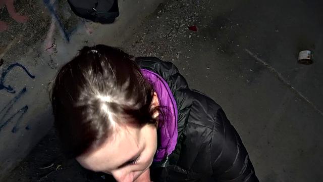 Watch this sexy brown-haired babe get pounded from behind while getting a massage