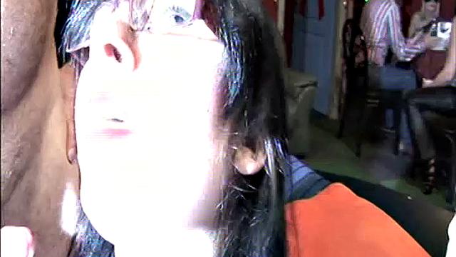 Cock-hungry Jessica and Hannah enjoy a gangbang party