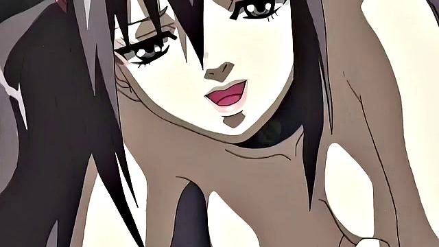 BDSM anime teens enslaved for businessmen's pleasure
