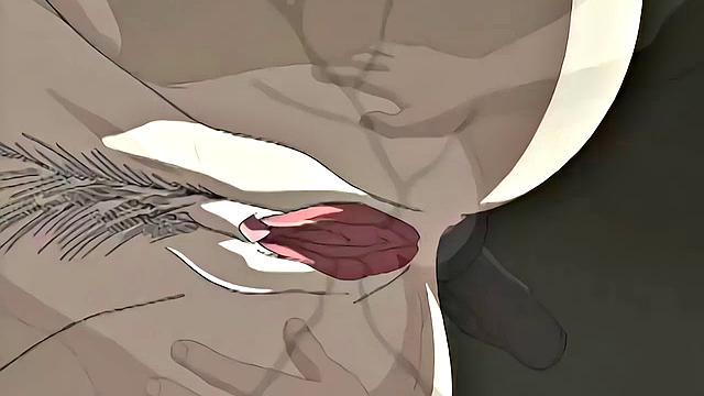 BDSM anime teens enslaved for businessmen's pleasure