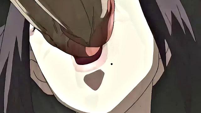 BDSM anime teens enslaved for businessmen's pleasure