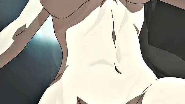 BDSM anime teens enslaved for businessmen's pleasure