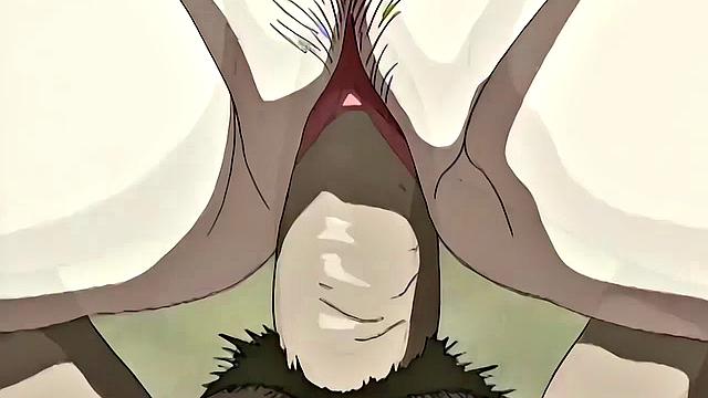 BDSM anime teens enslaved for businessmen's pleasure