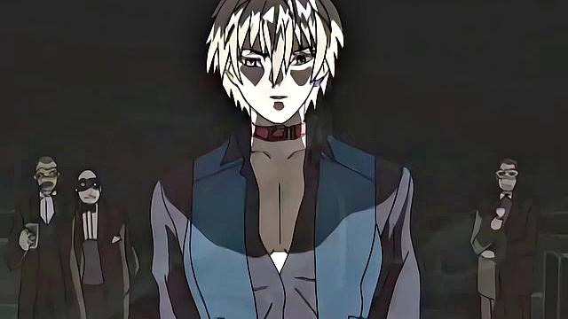 BDSM anime teens enslaved for businessmen's pleasure